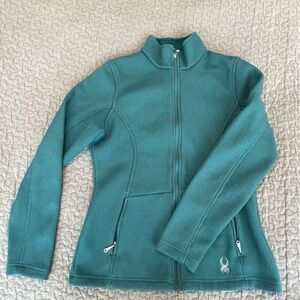 Women's Teal Spyder Active Zip Jacket